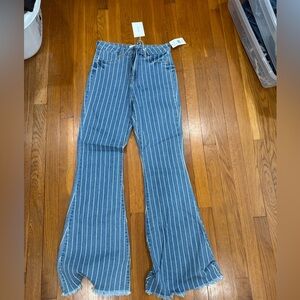 NWT Cello striped jeans